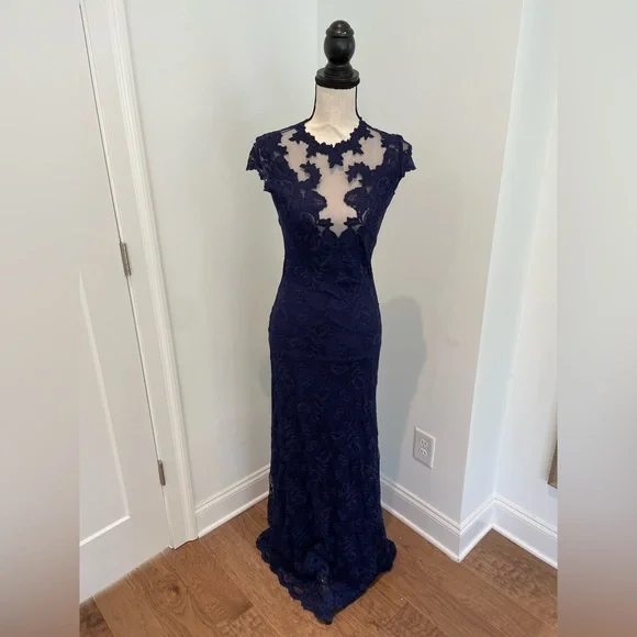 OLVI'S | Dresses | Olvis Navy Blue Lace Dress | Poshmark